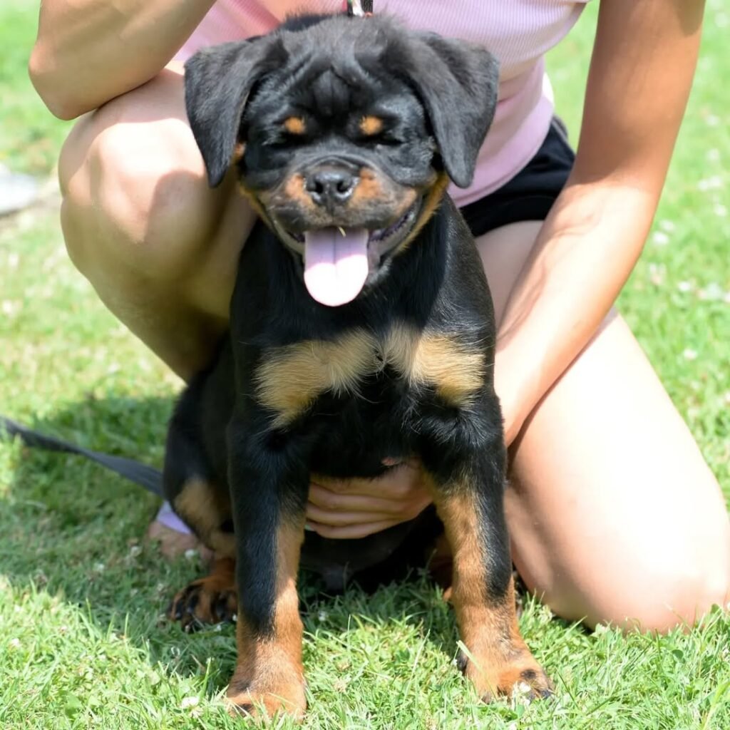 Energetic Rottweiler Companion for Runners